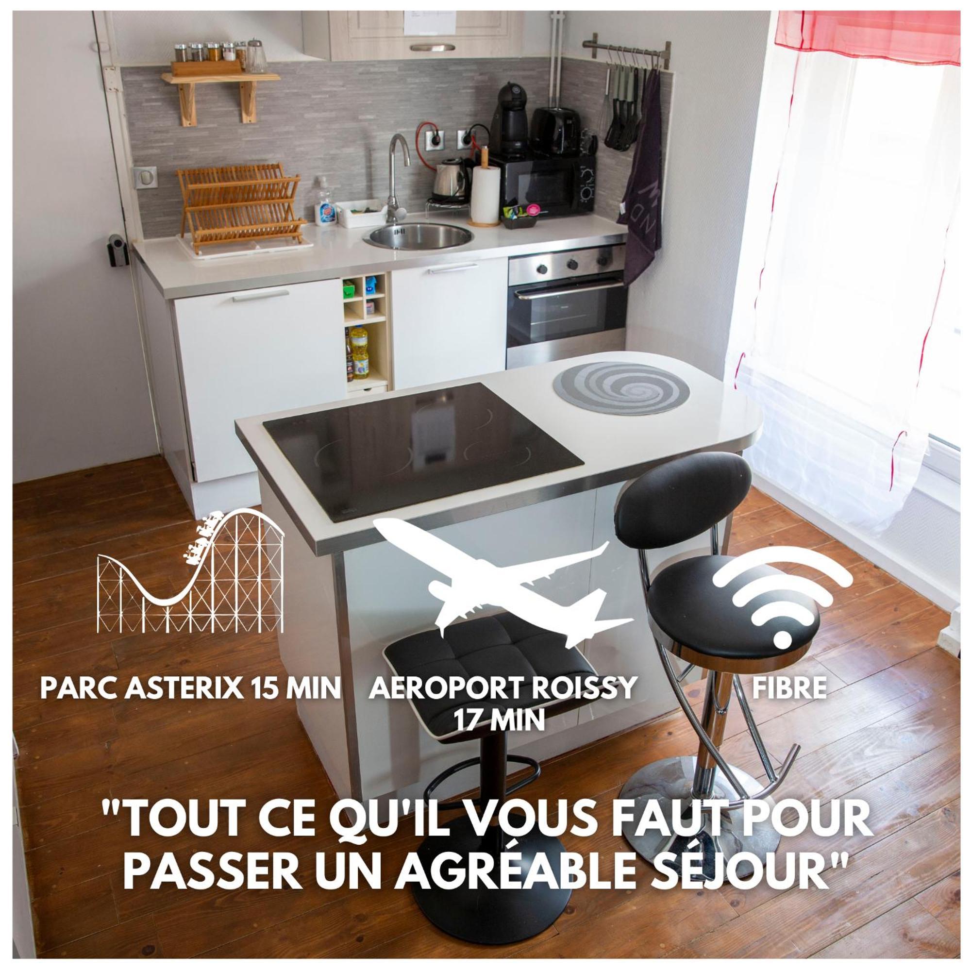 The Private Apartment Roissy 15 Min Parc Asterix Chantilly La Chapelle-en-Serval ภายนอก รูปภาพ