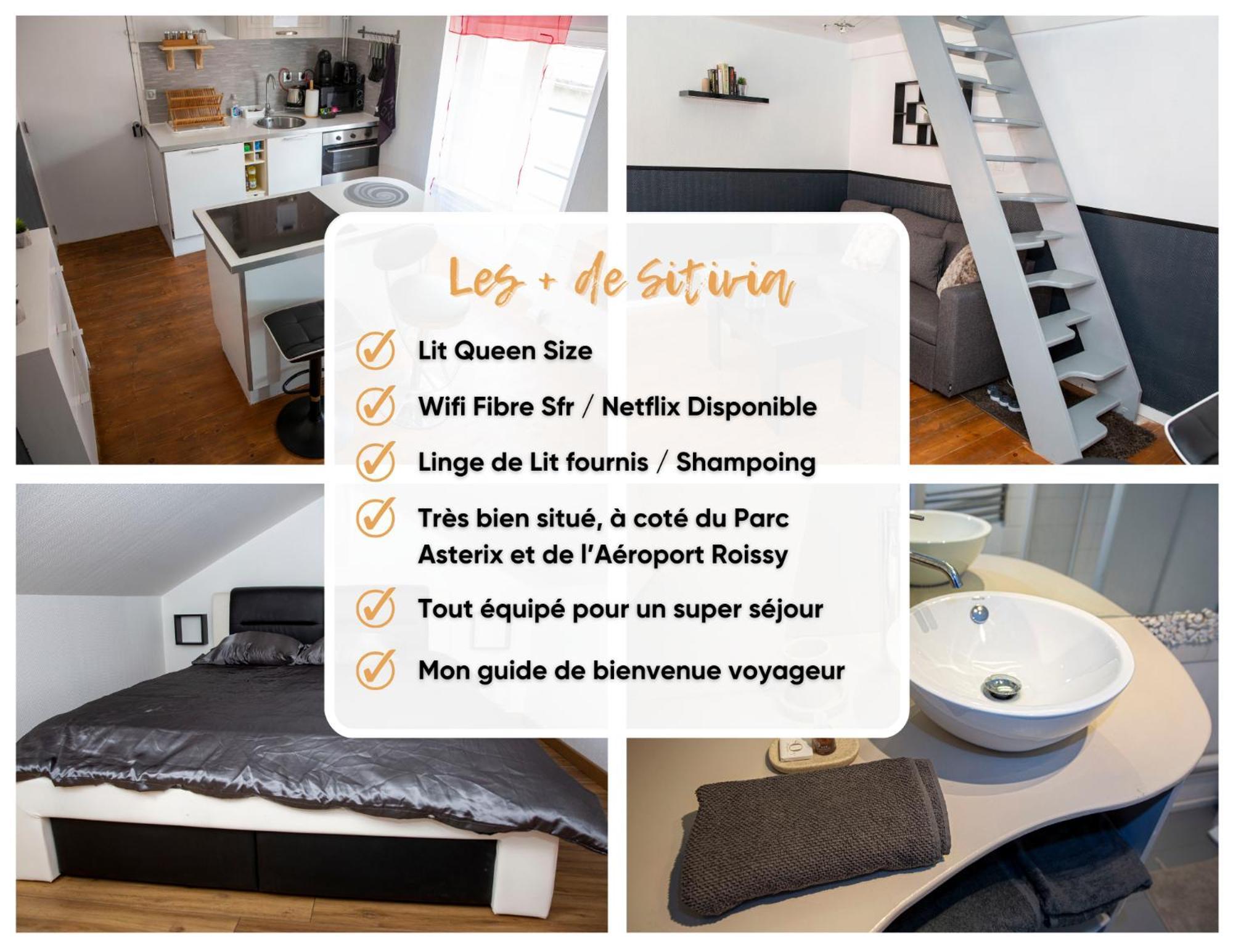 The Private Apartment Roissy 15 Min Parc Asterix Chantilly La Chapelle-en-Serval ภายนอก รูปภาพ